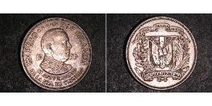 1 Peso República Dominicana Plata 