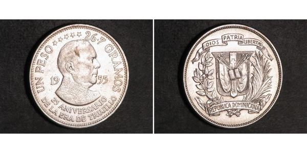 1 Peso República Dominicana Plata 
