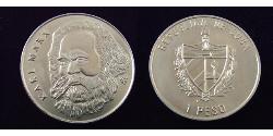 1 Peso Cuba Rame/Nichel 
