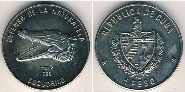 1 Peso Cuba Rame/Nichel 