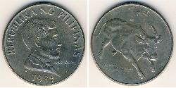 1 Peso Filippine Rame/Nichel 