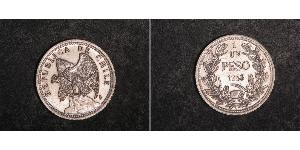 1 Peso Chile Silber 