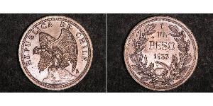 1 Peso Chile Silber 