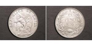 1 Peso Chile Silber 