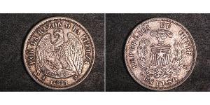 1 Peso Chile Silber 