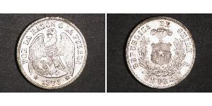 1 Peso Chile Silber 