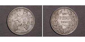 1 Peso Chile Silber 