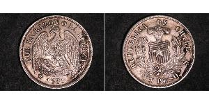 1 Peso Chile Silber 