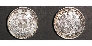 1 Peso Chile Silber 
