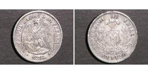 1 Peso Chile Silber 