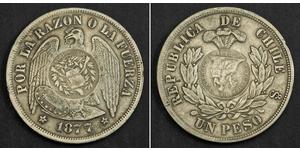 1 Peso Chile Silber 