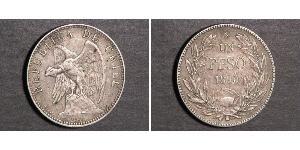 1 Peso Chile Silber 