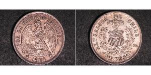 1 Peso Chile Silber 