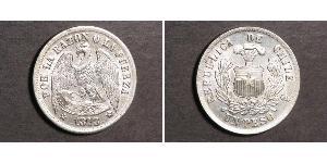 1 Peso Chile Silber 