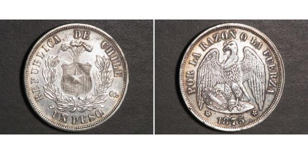 1 Peso Chile Silber 