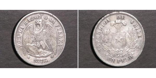 1 Peso Chile Silber 