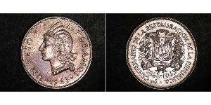 1 Peso Dominikanische Republik Silber 