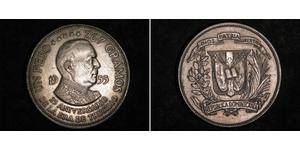 1 Peso Dominikanische Republik Silber 