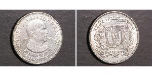 1 Peso Dominikanische Republik Silber 