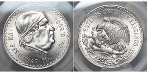 1 Peso Mexiko Silber 