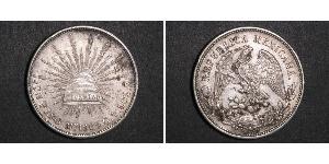 1 Peso Mexiko (1867 - ) Silber 