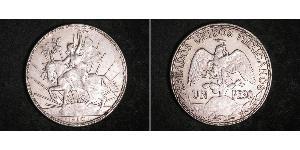 1 Peso Mexiko (1867 - ) Silber 