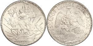 1 Peso Mexiko (1867 - ) Silber 