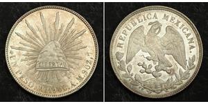 1 Peso Mexiko (1867 - ) Silber 