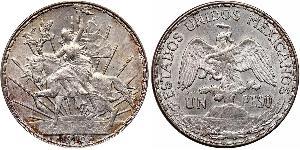 1 Peso Mexiko (1867 - ) Silber 