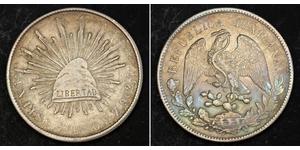 1 Peso Mexiko (1867 - ) Silber 