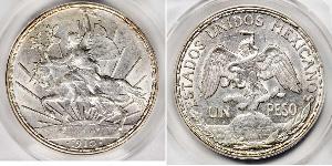 1 Peso Mexiko (1867 - ) Silber 