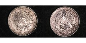 1 Peso Mexiko (1867 - ) Silber 