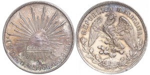 1 Peso Mexiko (1867 - ) Silber 