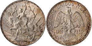 1 Peso Mexiko (1867 - ) Silber 