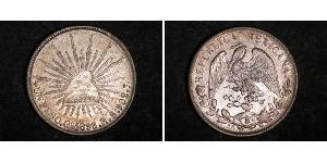 1 Peso Mexiko (1867 - ) Silber 