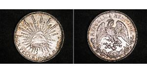 1 Peso Mexiko (1867 - ) Silber 