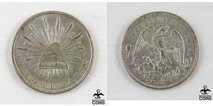 1 Peso Mexiko (1867 - ) Silber 