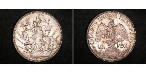 1 Peso Mexiko (1867 - ) Silber 