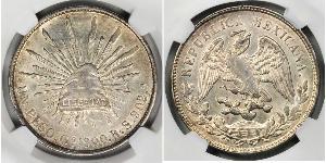 1 Peso Mexiko (1867 - ) Silber 