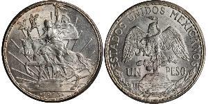 1 Peso Mexiko (1867 - ) Silber 