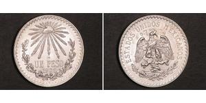 1 Peso Mexiko (1867 - ) Silber 