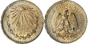 1 Peso Mexiko (1867 - ) Silber 