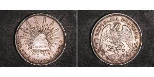 1 Peso Mexiko (1867 - ) Silber 