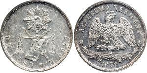 1 Peso Mexiko (1867 - ) Silber 
