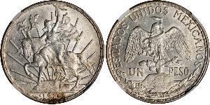 1 Peso Mexiko (1867 - ) Silber 