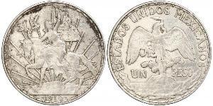 1 Peso Mexiko (1867 - ) Silber 