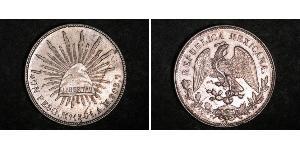 1 Peso Mexiko (1867 - ) Silber 