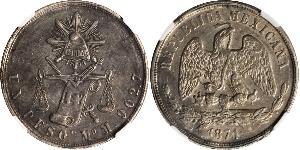 1 Peso Mexiko (1867 - ) Silber 