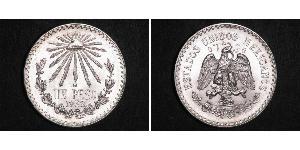 1 Peso Mexiko (1867 - ) Silber 