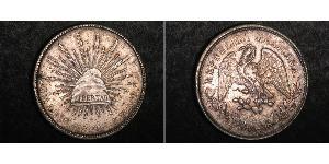 1 Peso Mexiko (1867 - ) Silber 